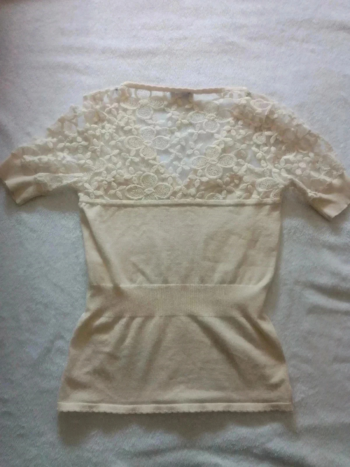 Top Morgan 38 boêmio creme renda – photo 5